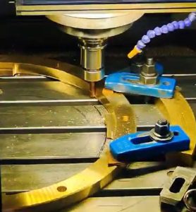 Precision Machining of Bronze Crusher Parts Upper Thrust Bearing CNC