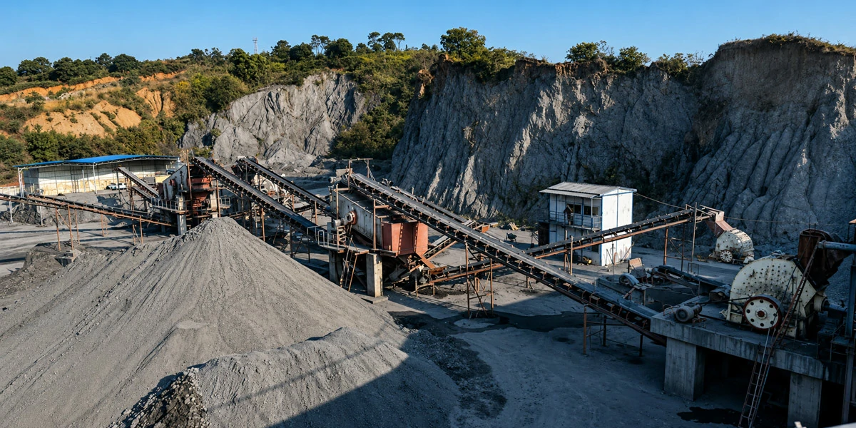 Coal crushing production line overview