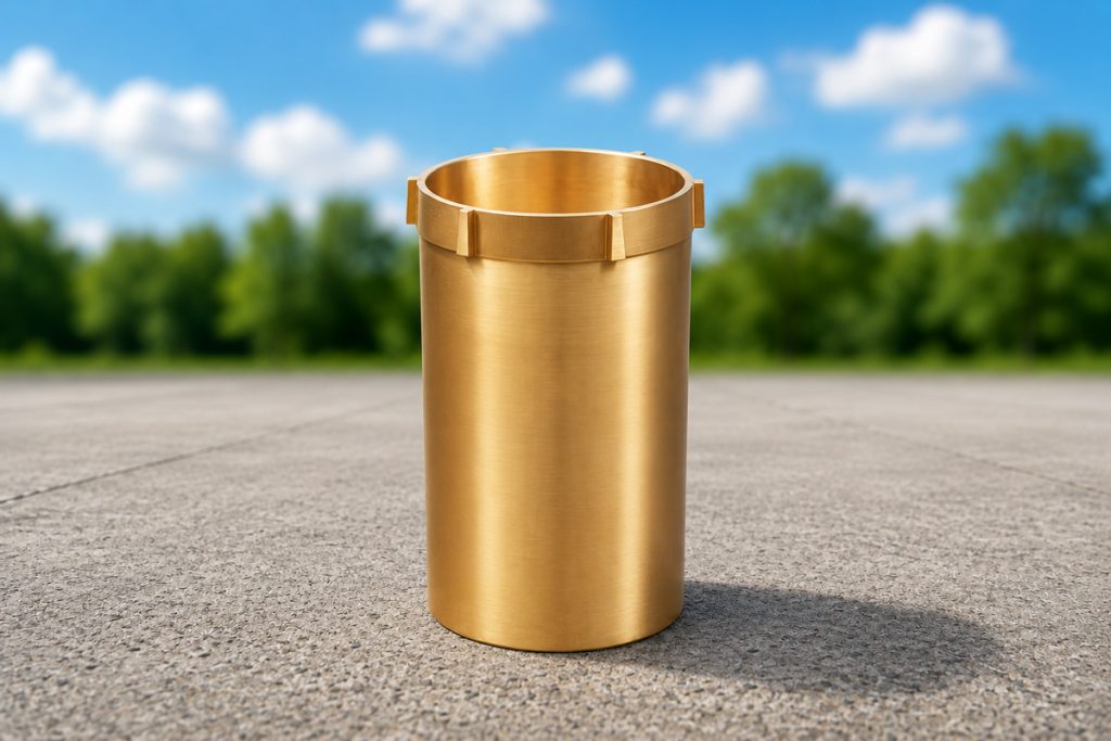Ovality, Heat, and Trapped Stress Inside a 900 mm Bronze Bushing