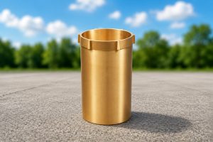 Ovality, Heat, and Trapped Stress Inside a 900 mm Bronze Bushing